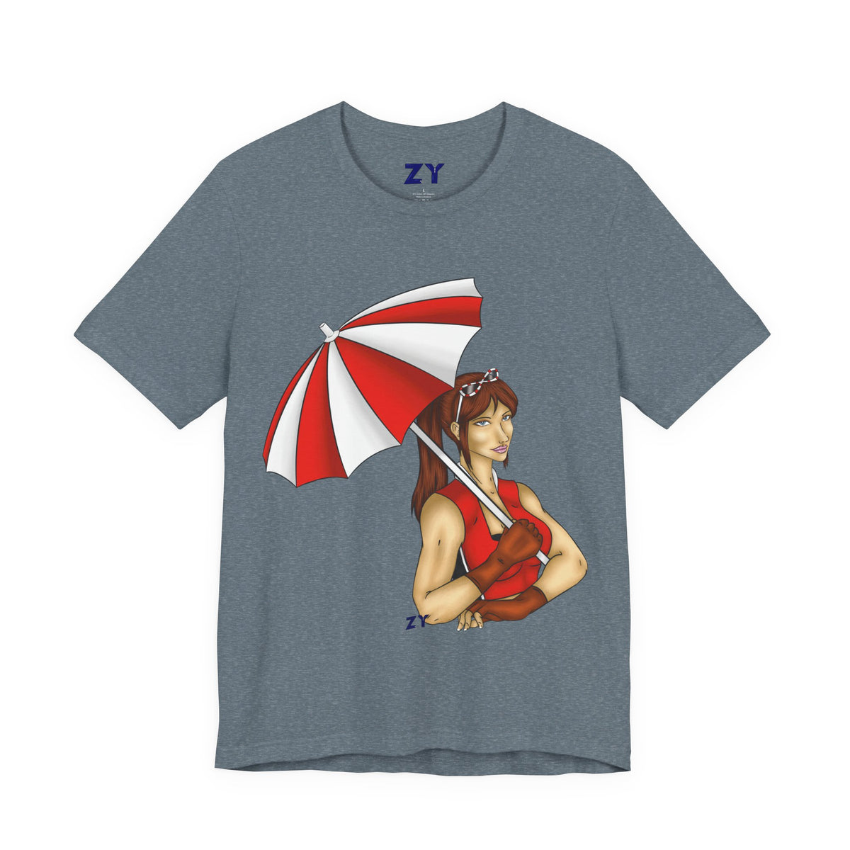 Umbrella Claire CVX Fanart Unisex Jersey Short Sleeve Tee