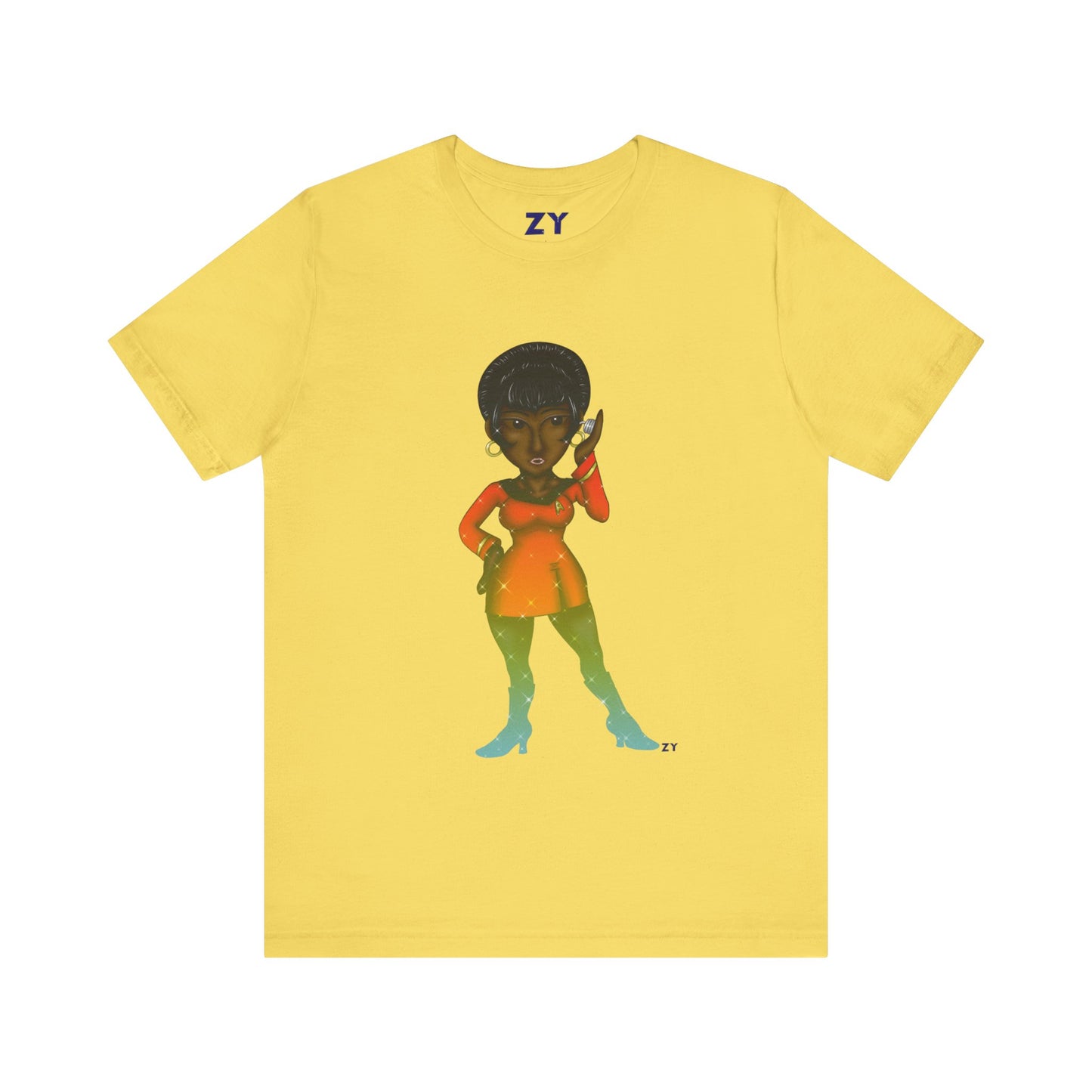 Uhura SD Fanart Print Unisex Jersey Short Sleeve Tee