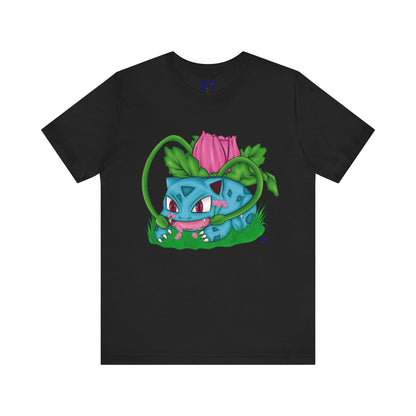 Pokesaur Fanart Print Unisex Jersey Short Sleeve Tee