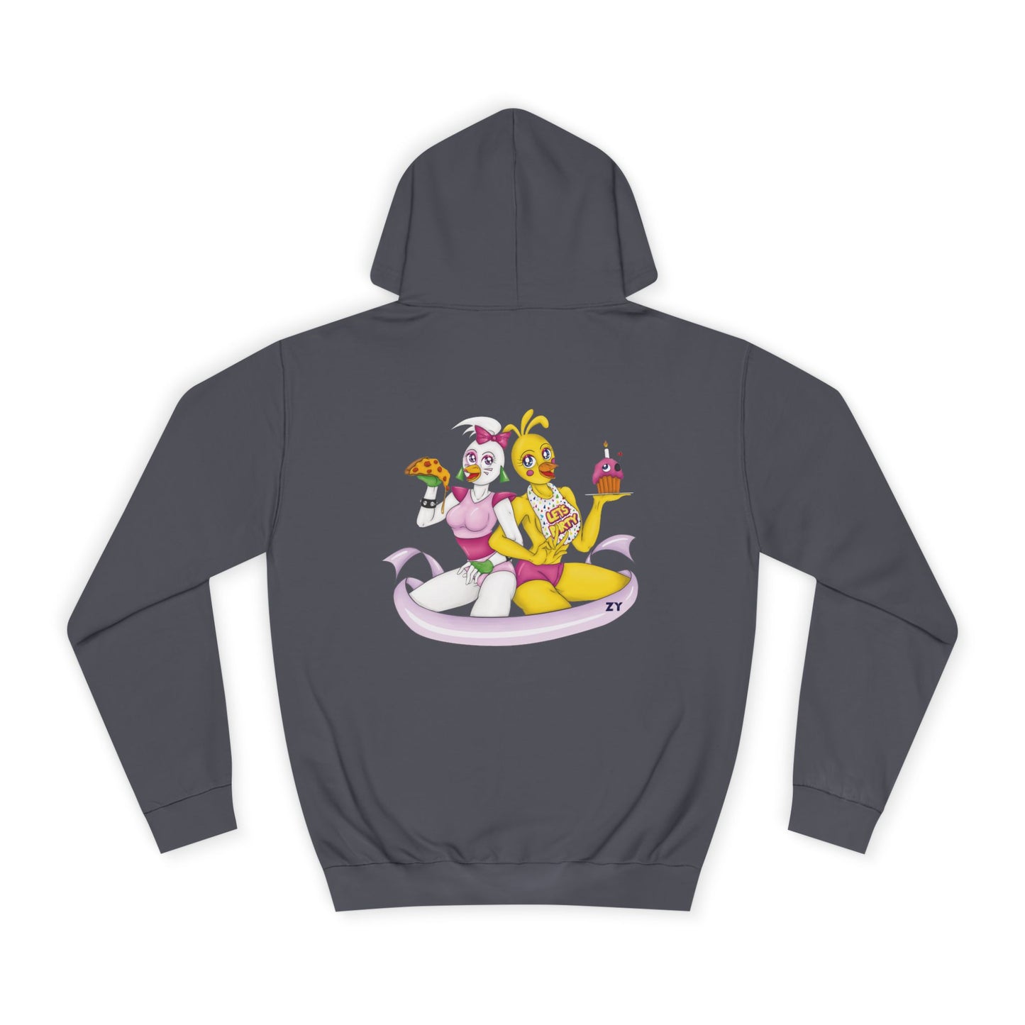 Double Chica (Toy & Glamrock) Character Print Unisex Hoodie