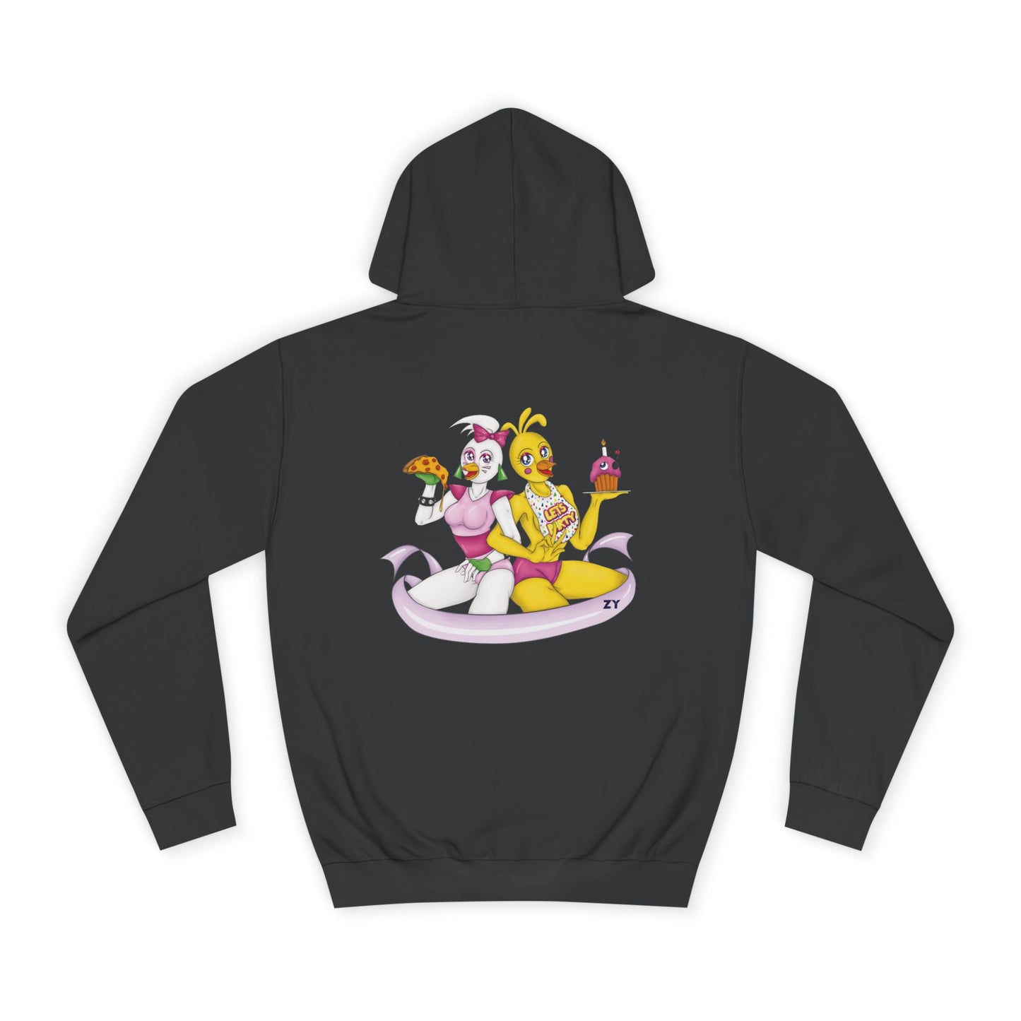 Double Chica (Toy & Glamrock) Character Print Unisex Hoodie