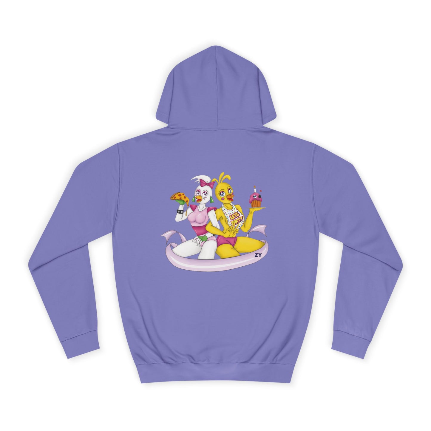 Double Chica (Toy & Glamrock) Character Print Unisex Hoodie