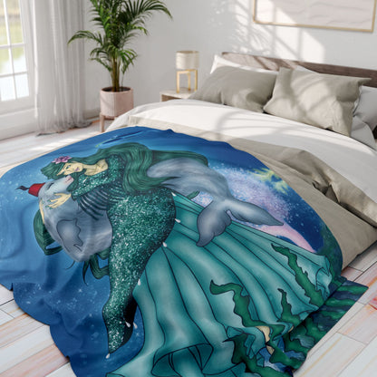Marina & Oink Fanart Arctic Fleece Blanket