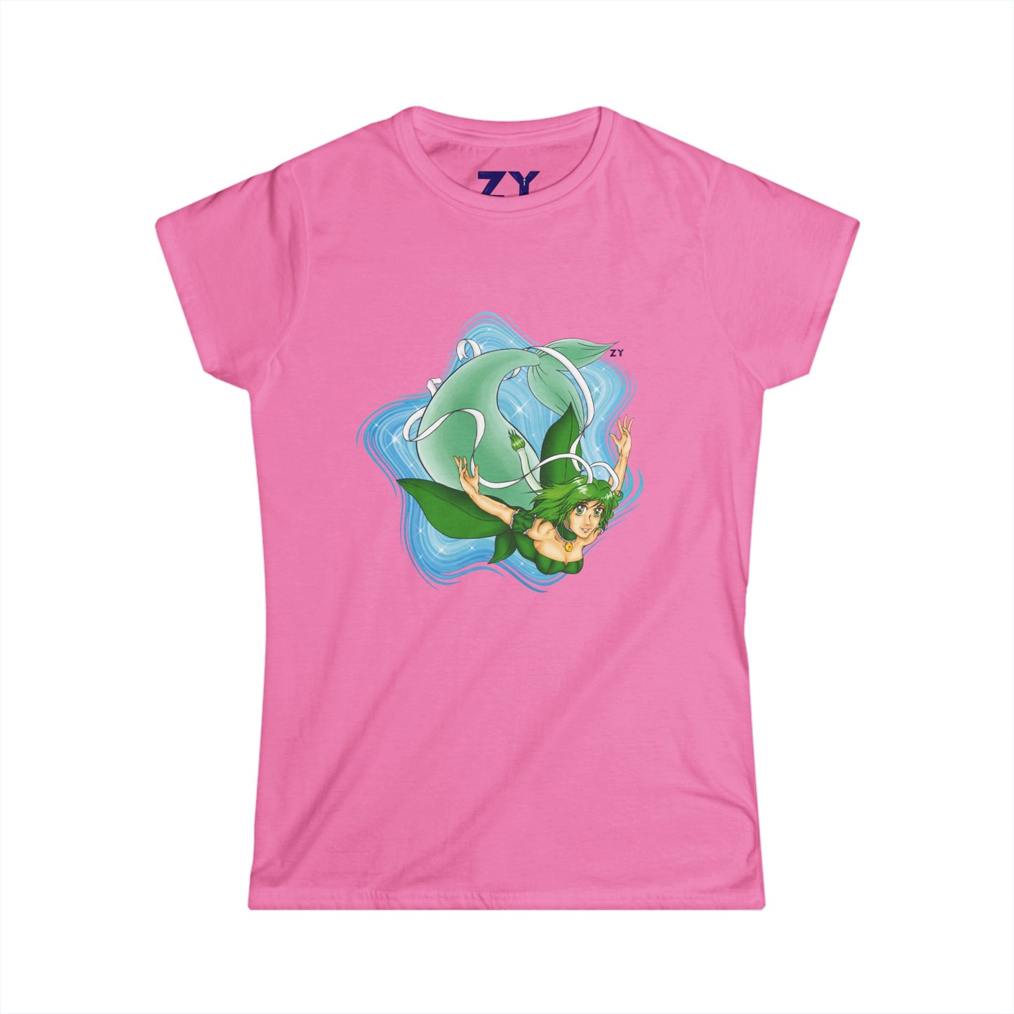 Mew Lettuce Mermaid Soft Style Ladies Tee