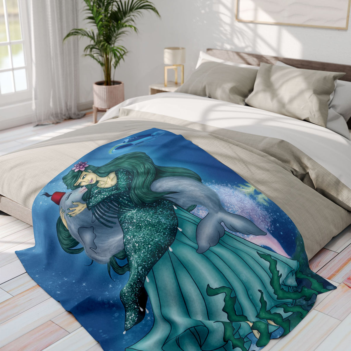 Marina & Oink Fanart Arctic Fleece Blanket