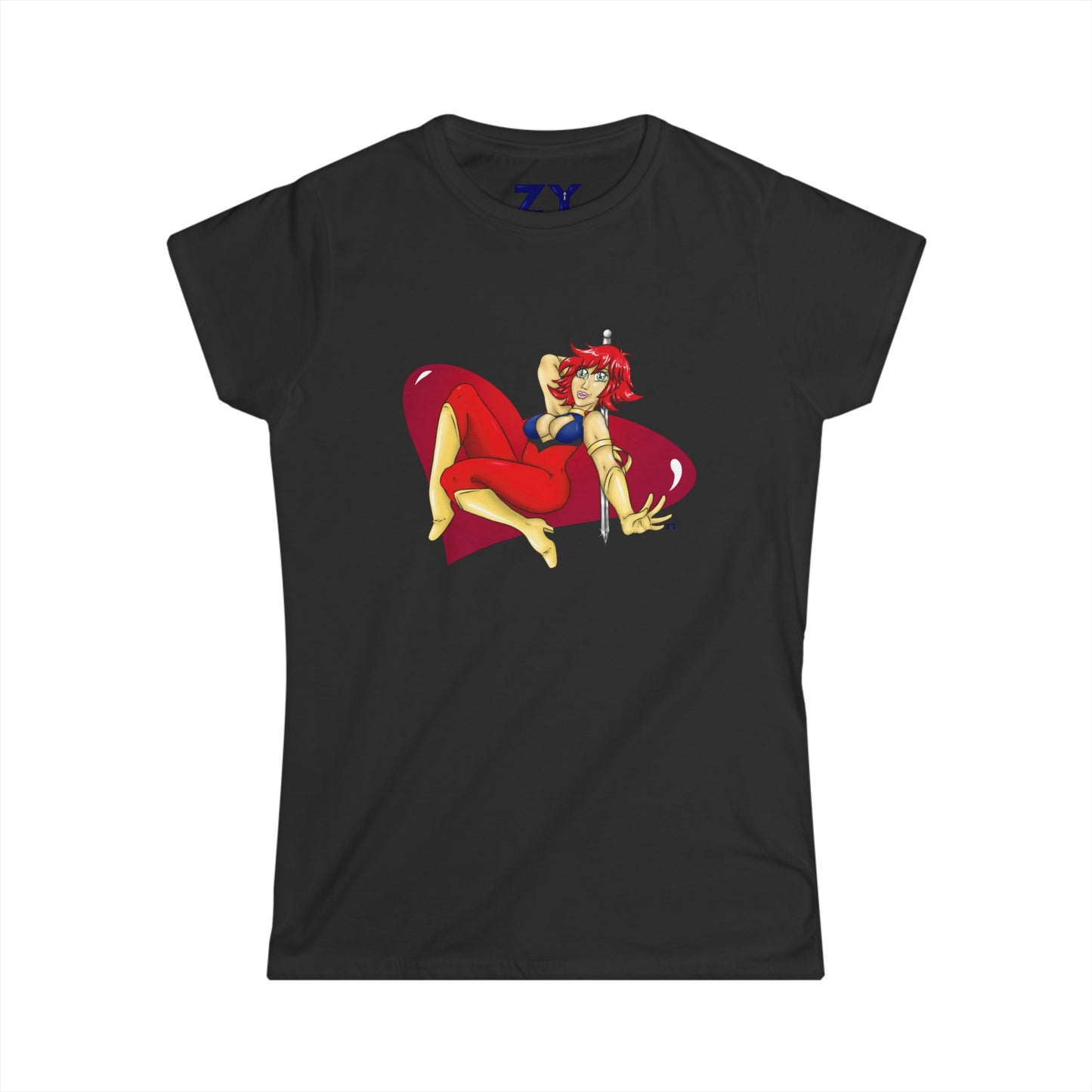 Cutey Honey Soft Style Ladies Tee