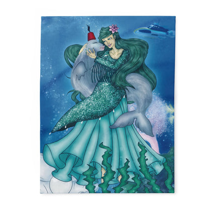 Marina & Oink Fanart Arctic Fleece Blanket