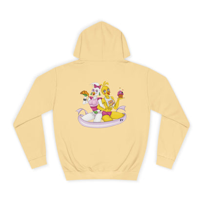 Double Chica (Toy & Glamrock) Character Print Unisex Hoodie