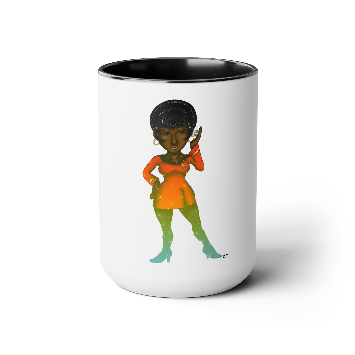 Lt. Uhura Two-Tone Coffee Mugs, 15oz