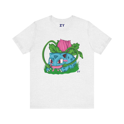 Pokesaur Fanart Print Unisex Jersey Short Sleeve Tee