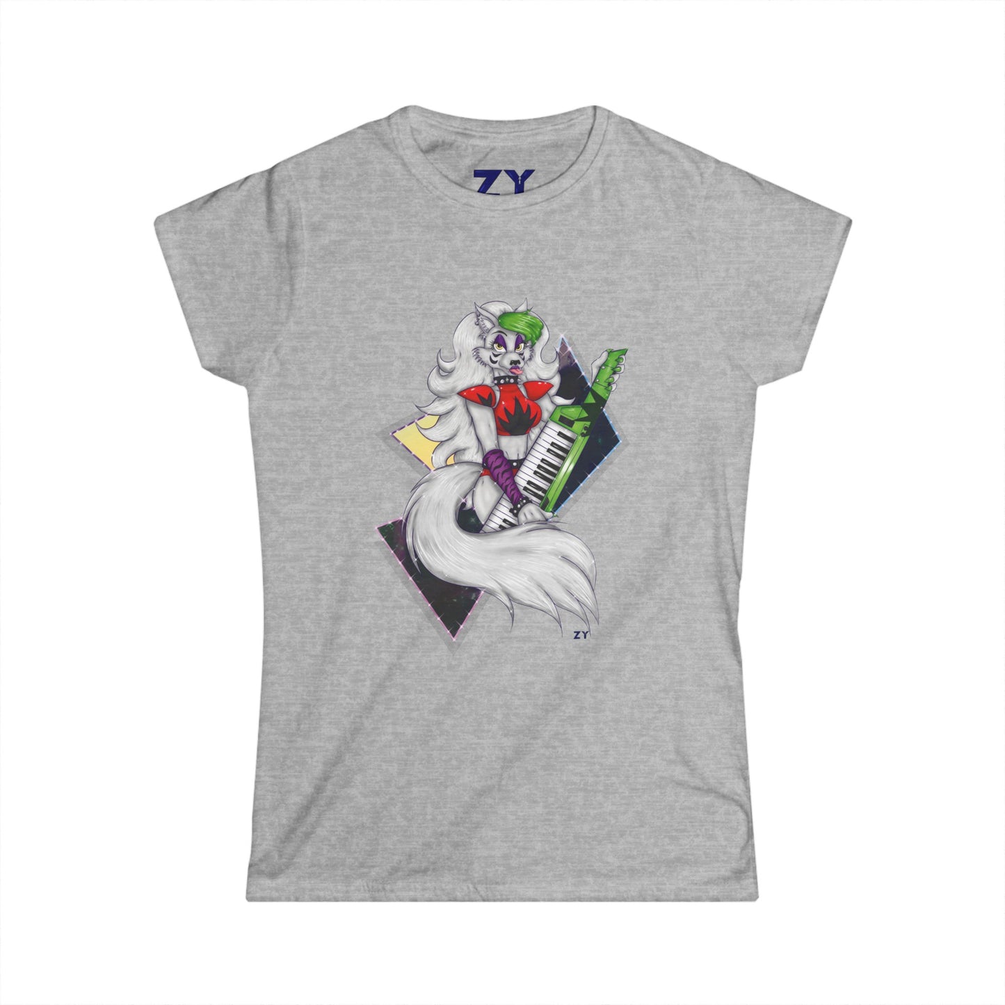 Roxy Rockstar Character Print Soft Style Ladies Tee