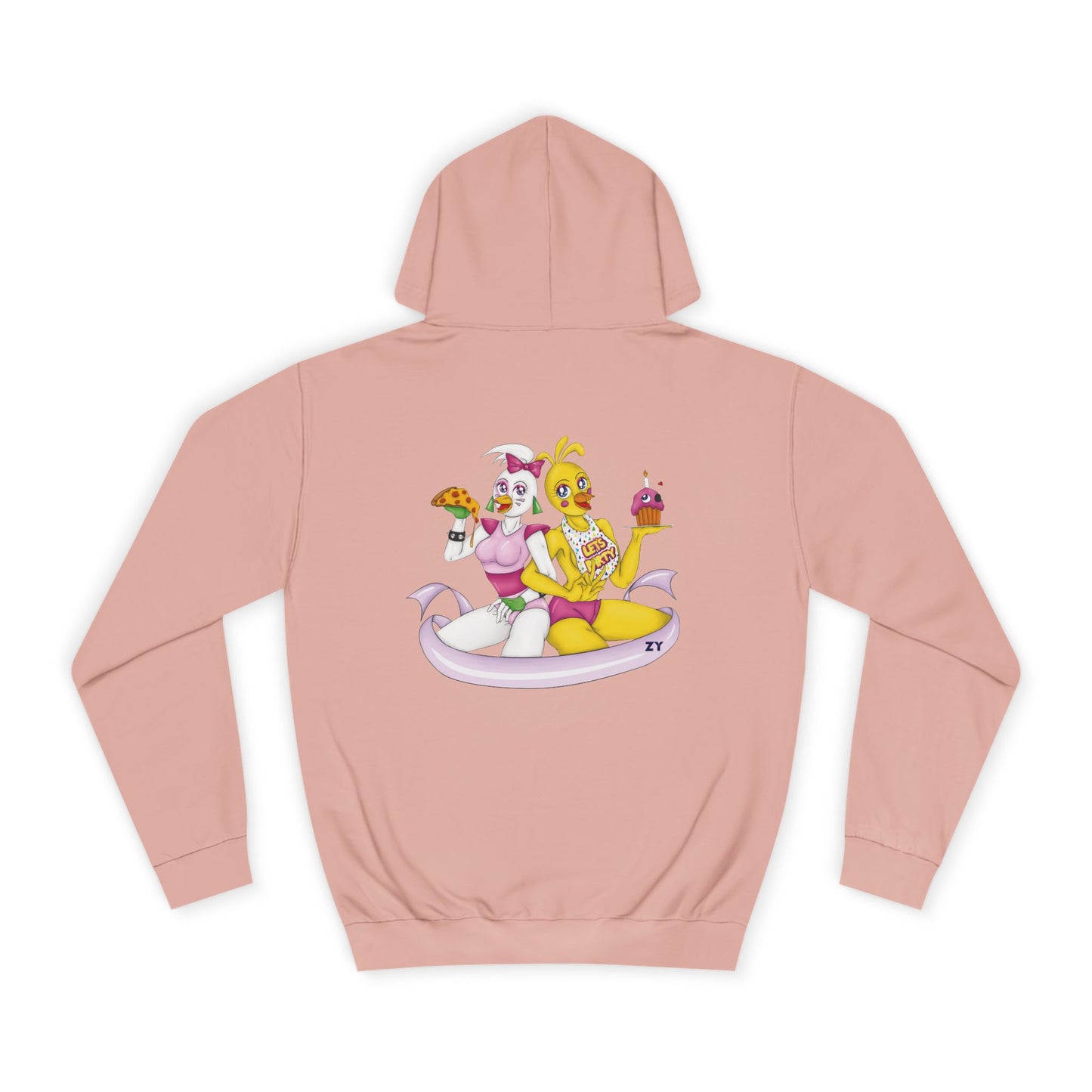 Double Chica (Toy & Glamrock) Character Print Unisex Hoodie