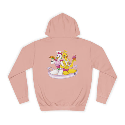 Double Chica (Toy & Glamrock) Character Print Unisex Hoodie