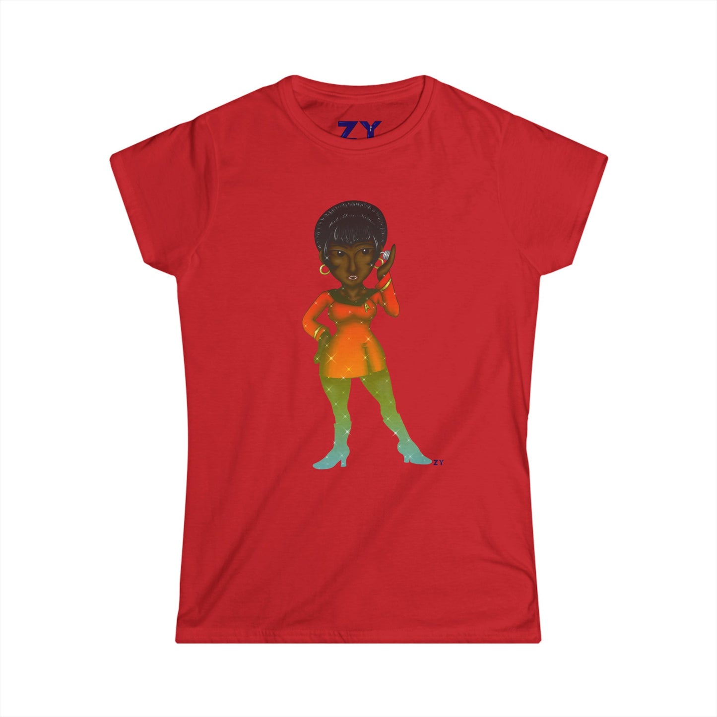 Lt. Uhura Soft Style Ladies Tee