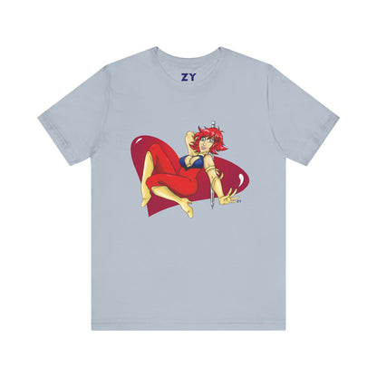 Cutey Honey Fanart Print Unisex Jersey Short Sleeve Tee