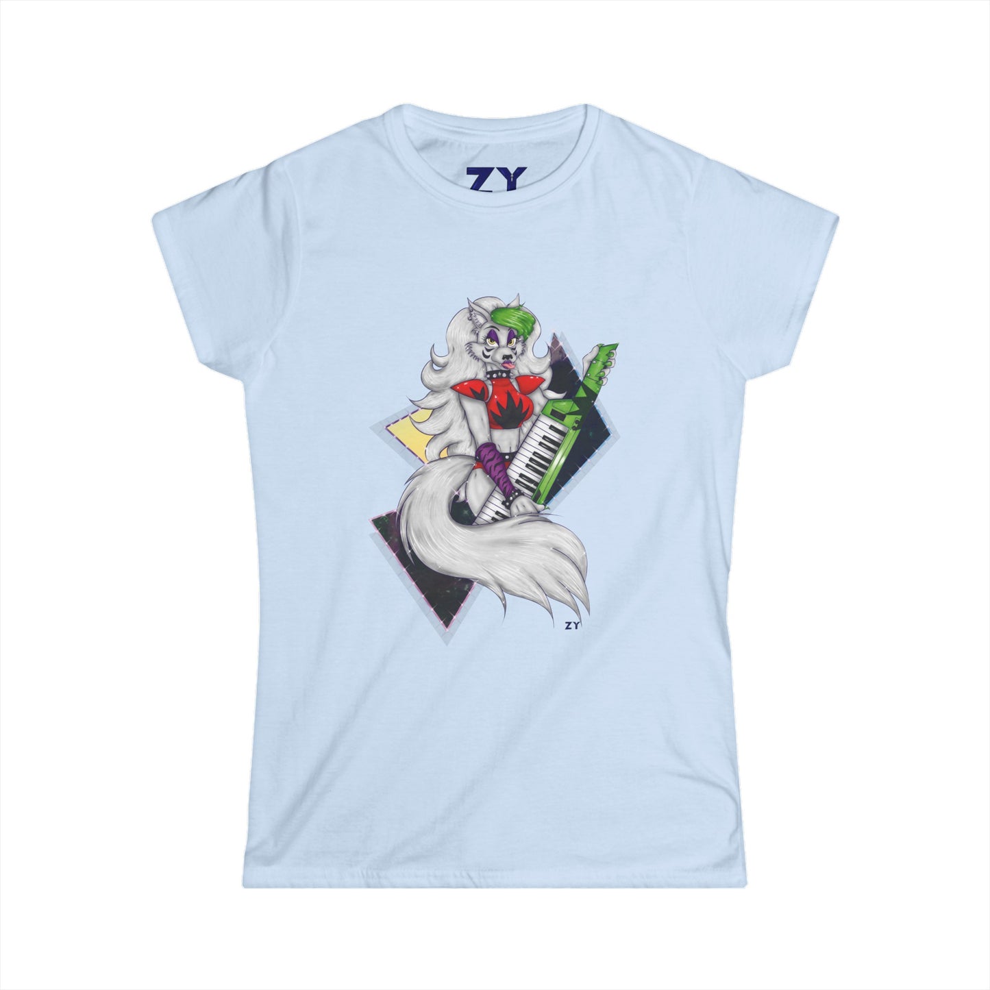 Roxy Rockstar Character Print Soft Style Ladies Tee