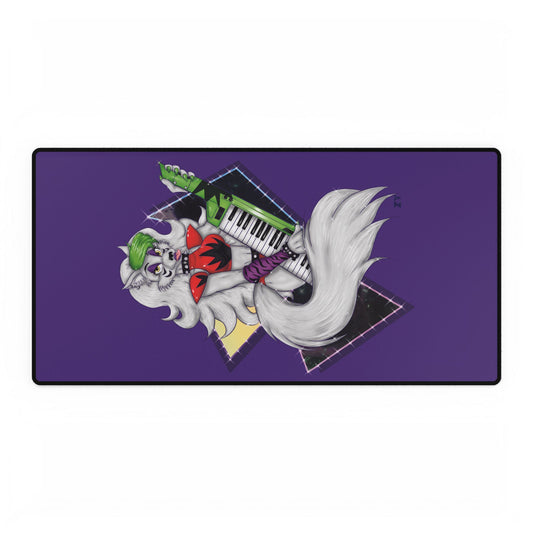 80's Glam Roxy Rockstar Fanart Print Fanart Desk Mat