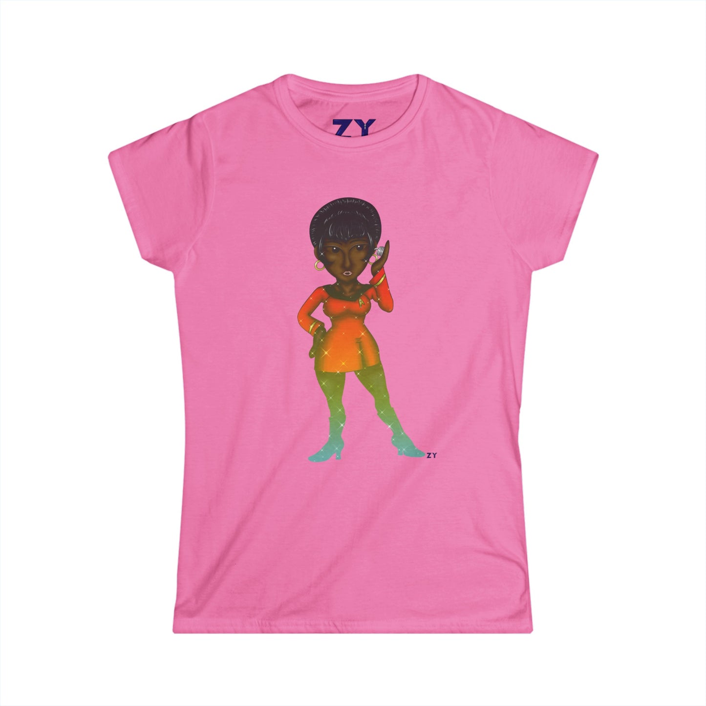 Lt. Uhura Soft Style Ladies Tee