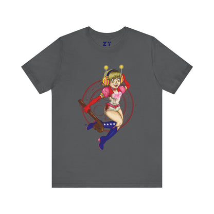 SH3 SD Princess Heart Heather Fanart Print Unisex Jersey Short Sleeve Tee