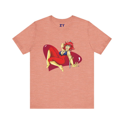 Cutey Honey Fanart Print Unisex Jersey Short Sleeve Tee