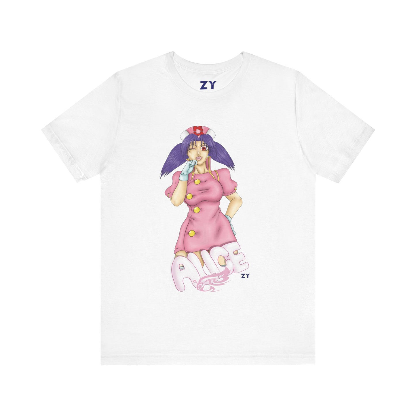 BR Nurse Alice Fanart Print Unisex Jersey Short Sleeve Tee