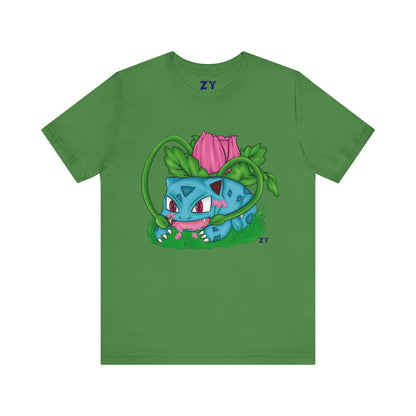 Pokesaur Fanart Print Unisex Jersey Short Sleeve Tee