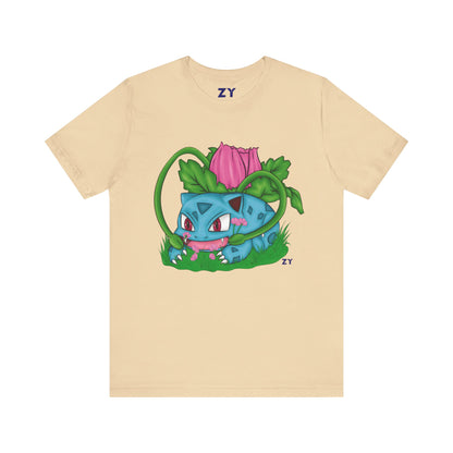 Pokesaur Fanart Print Unisex Jersey Short Sleeve Tee