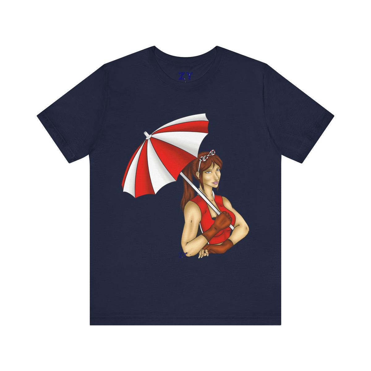 Umbrella Claire CVX Fanart Unisex Jersey Short Sleeve Tee