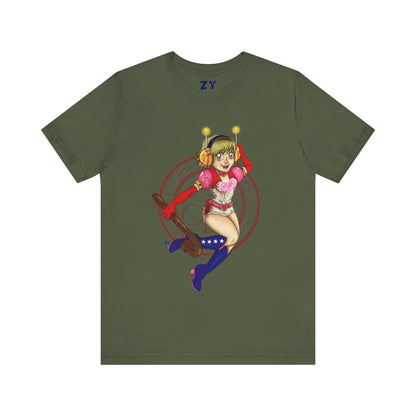 SH3 SD Princess Heart Heather Fanart Print Unisex Jersey Short Sleeve Tee