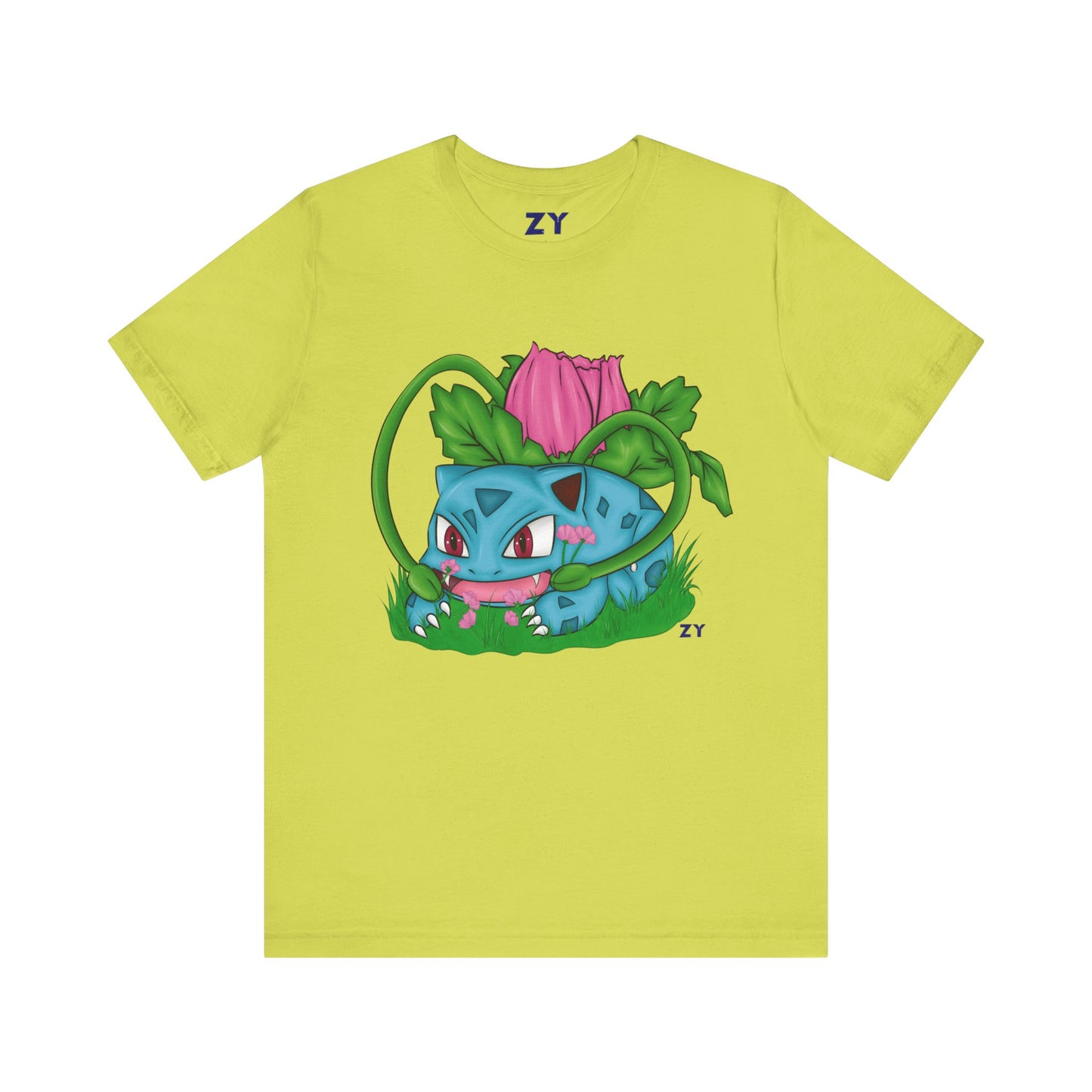 Pokesaur Fanart Print Unisex Jersey Short Sleeve Tee