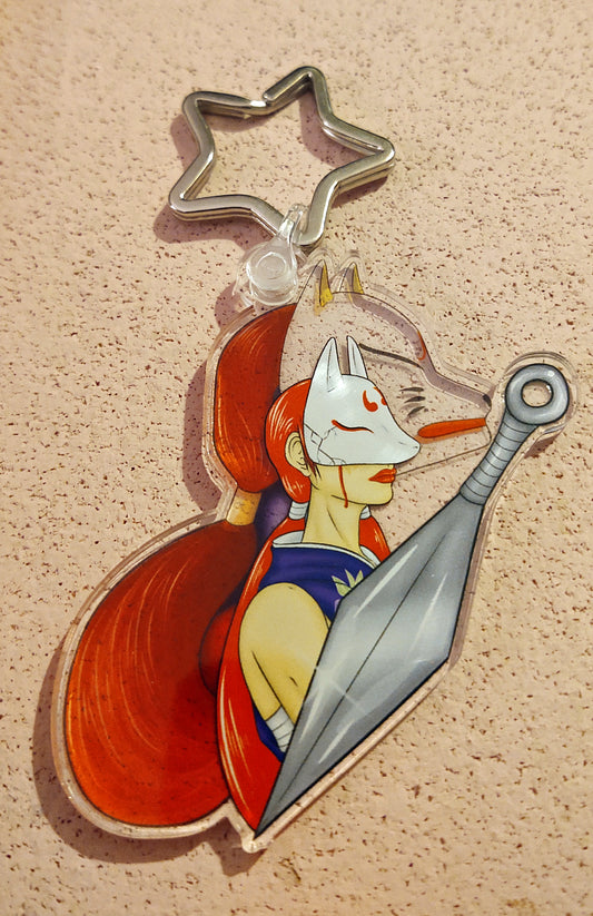 Kunimitsu Tekken Keyring [Fanart by Zippy Yonyx]