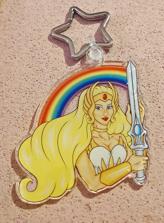 She Ra Keyring [Fanart by Zippy Yonyx]