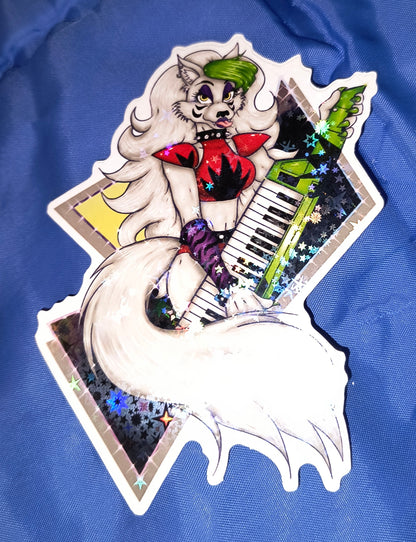 Roxy Wolf Sticker [Fanart by Zippy Yonyx]