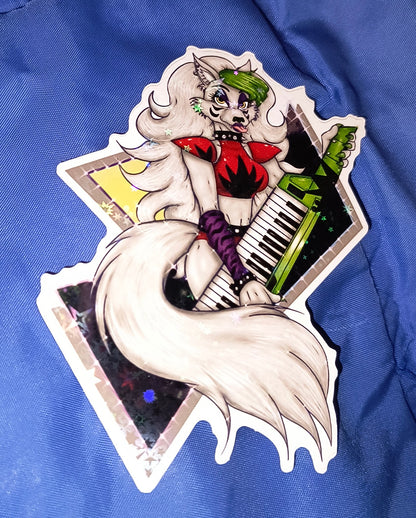 Roxy Wolf Sticker [Fanart by Zippy Yonyx]