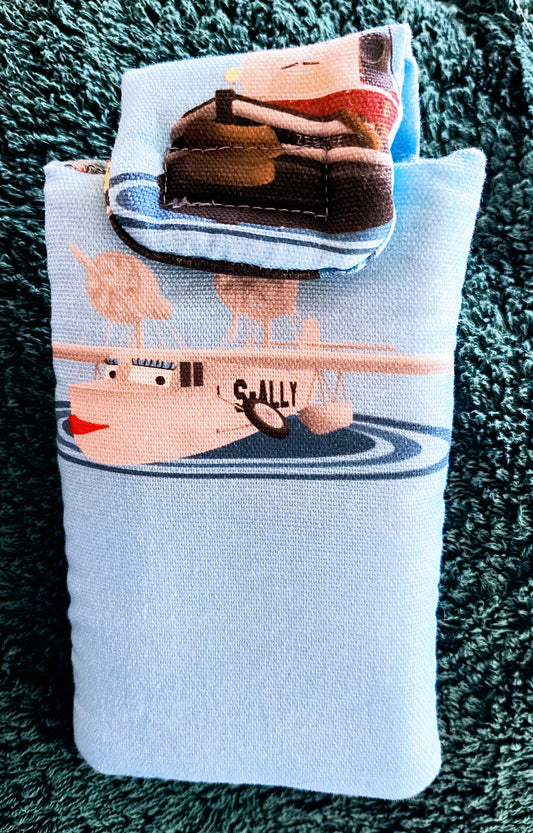 TUGS: The Exhibition Collaboration - Character Print Small Padded Phone Case - 6.25" x 4" (Ready Made)