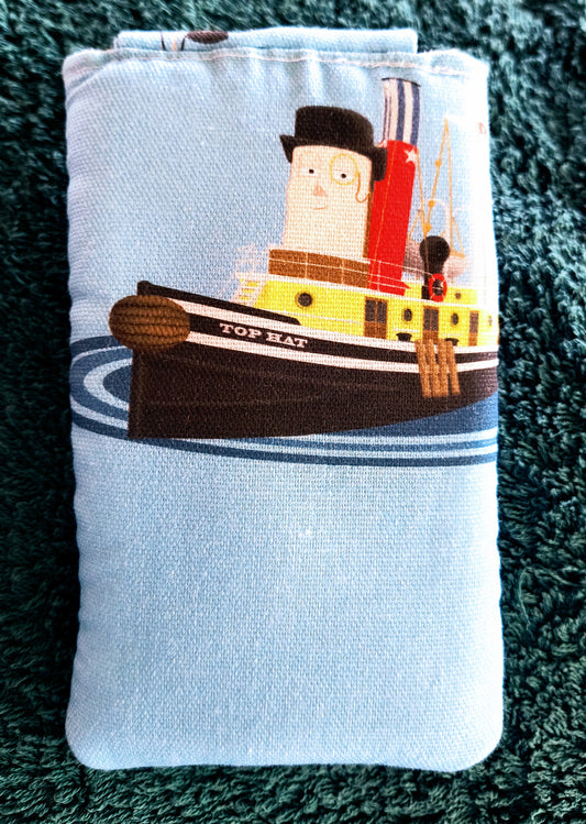 TUGS: The Exhibition Collaboration - Character Print Small Padded Phone Case - 6.25" x 4" (Ready Made)