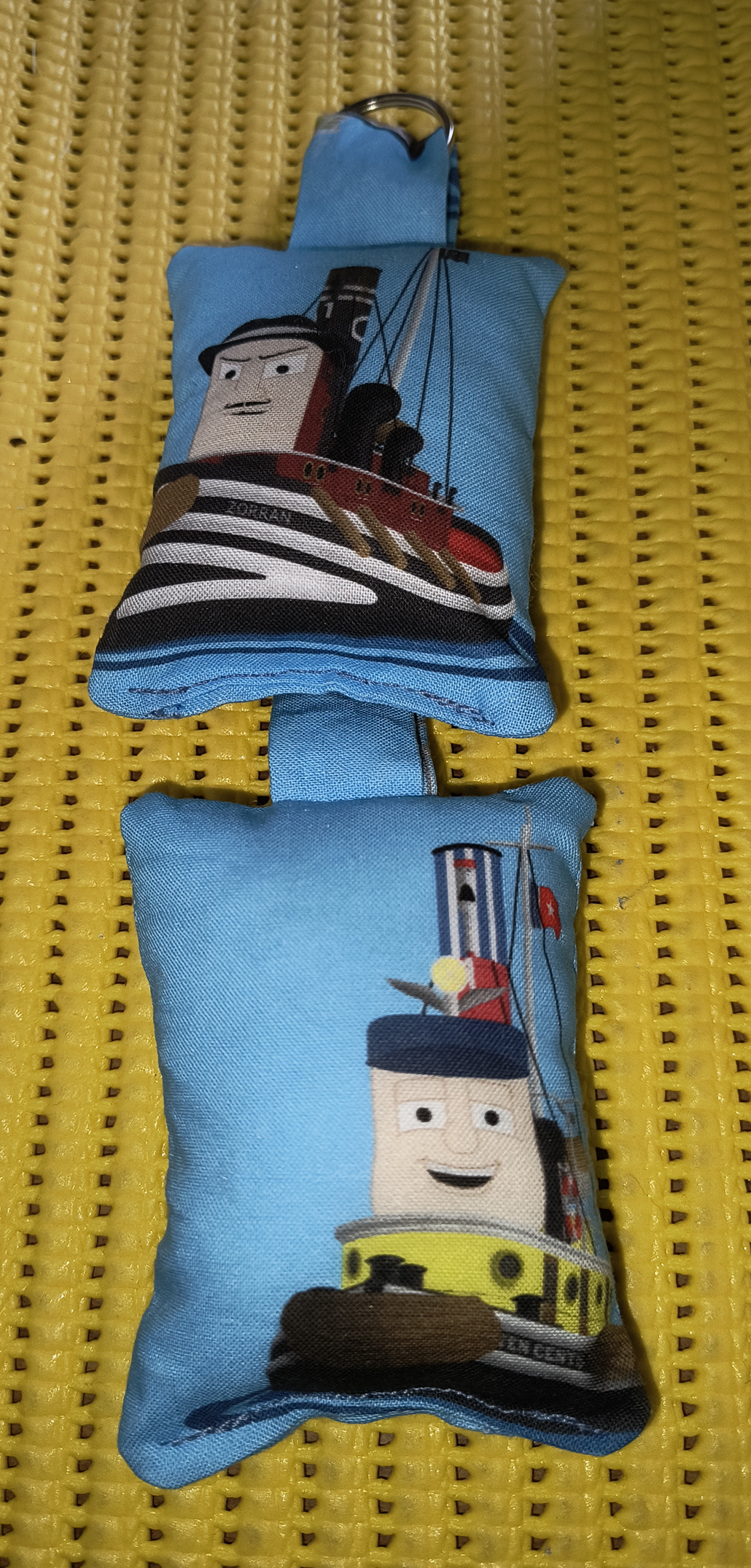 TUGS: The Exhibition Collaboration - Character Print Squishy Padded Keyrings (Commission Product)