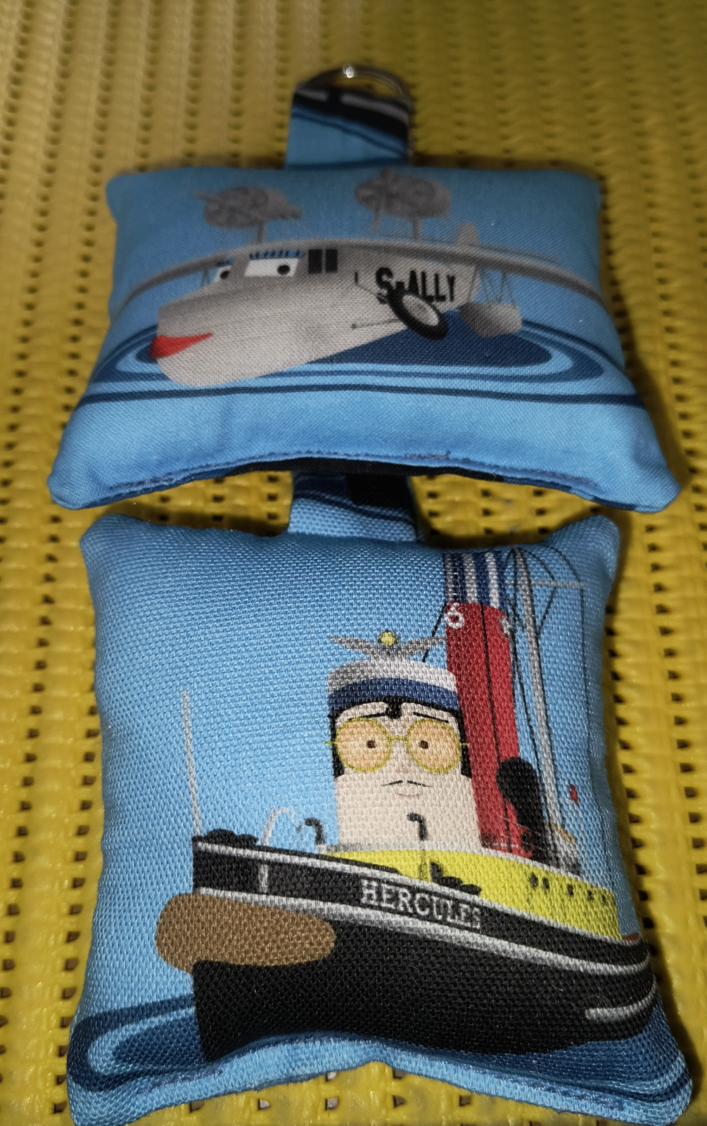 TUGS: The Exhibition Collaboration - Character Print Squishy Padded Keyrings (Commission Product)