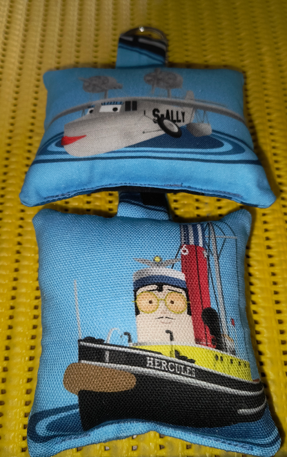 TUGS: The Exhibition Collaboration - Character Print Squishy Padded Keyrings (Commission Product)