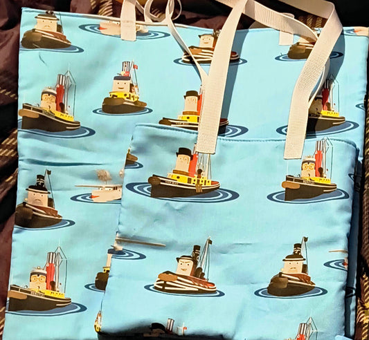 TUGS: The Exhibition Collaboration - Character Print Triple Layer Tote Bag (Commission Product)