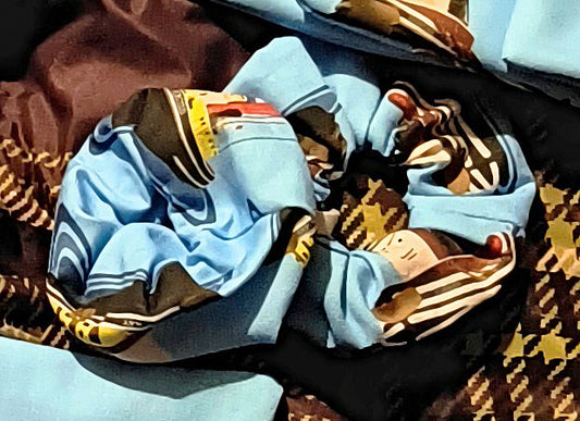 TUGS: The Exhibition Collaboration - Character Print Scrunchie (Commission Product)