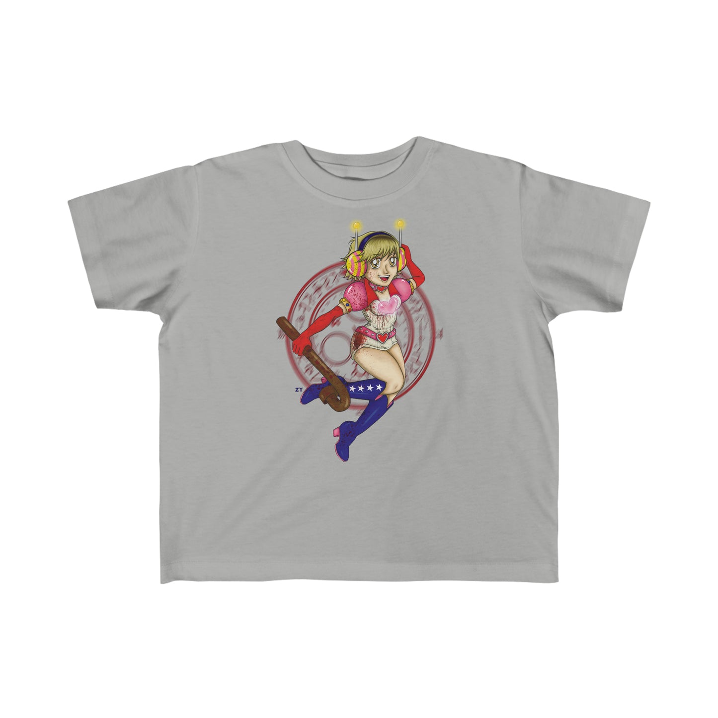 SH3 SD Princess Heart Heather Kid's Fine Jersey Tee